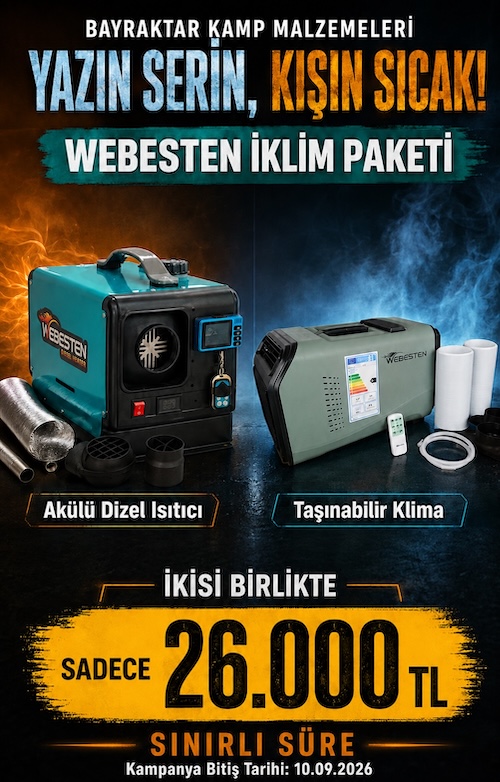 webesten kamp paketi